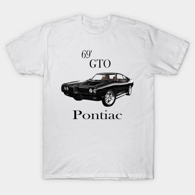 69 GTO Pontiac T-Shirt by Muscle Car Tees